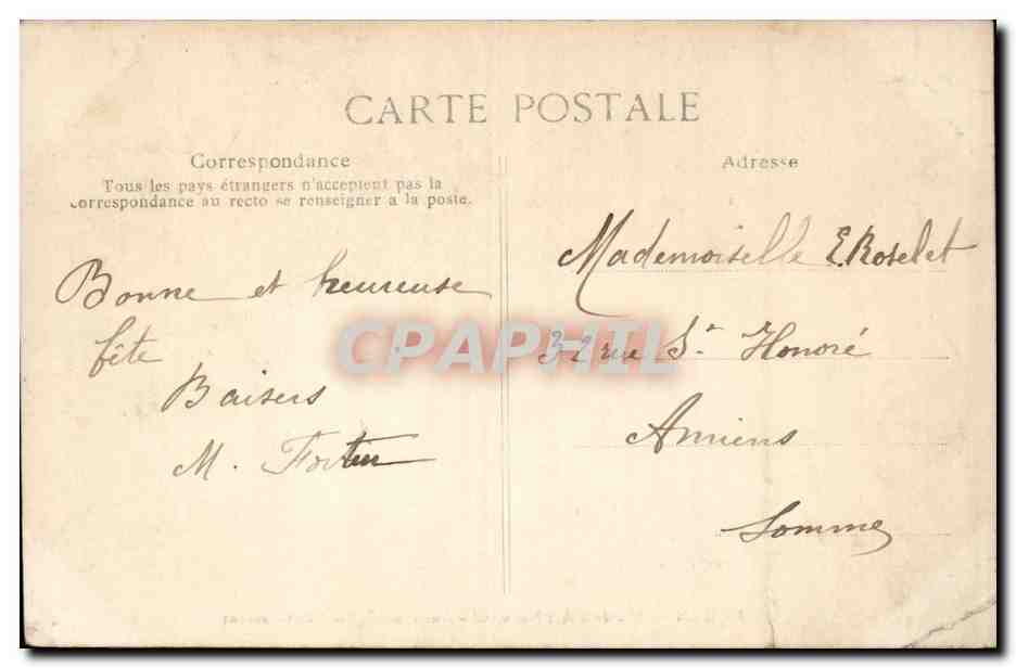 Rouen CPA Musee d'art Normand Ancienne eglise Saint Laurent — Verso