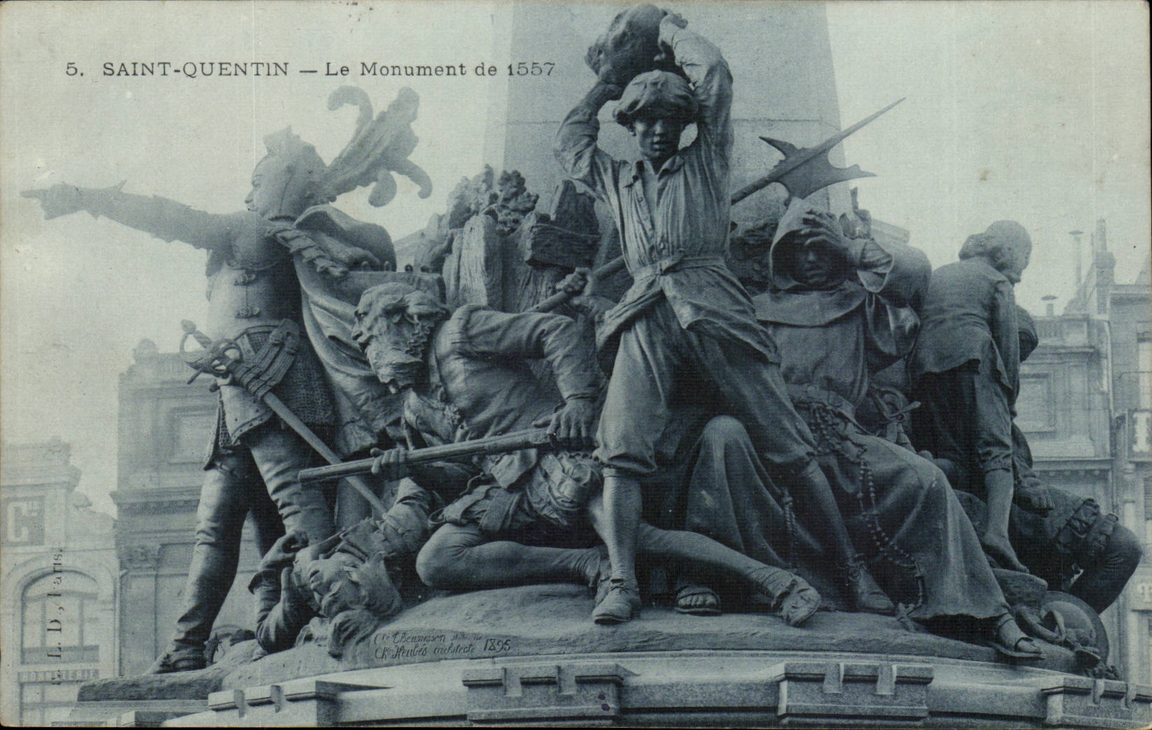 Saint-Quentin — Le Monument de 1557 — Éditeur L.D. Paris, n°5