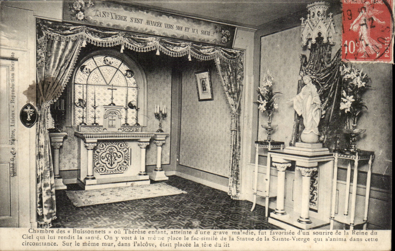 Chambre des « Buissonnets » — Thérèse de Lisieux — Éditeur : G. Le Maitre
