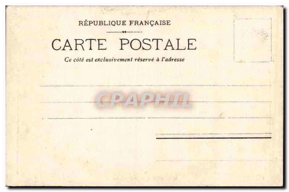 Evian les Bains CPA Bains hall central — Verso