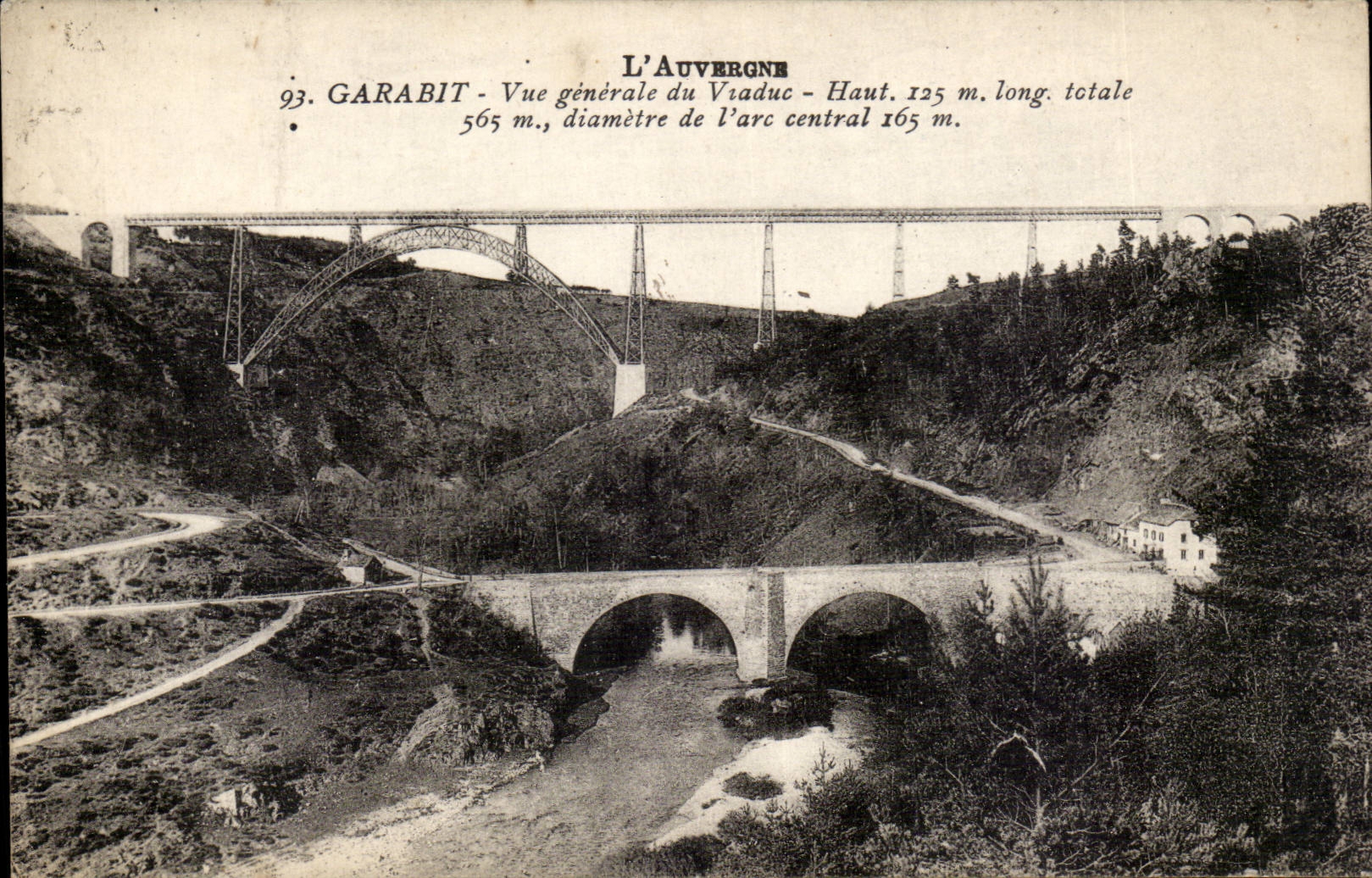 Garabit - Vue générale du Viaduc — L'Auvergne, n°93