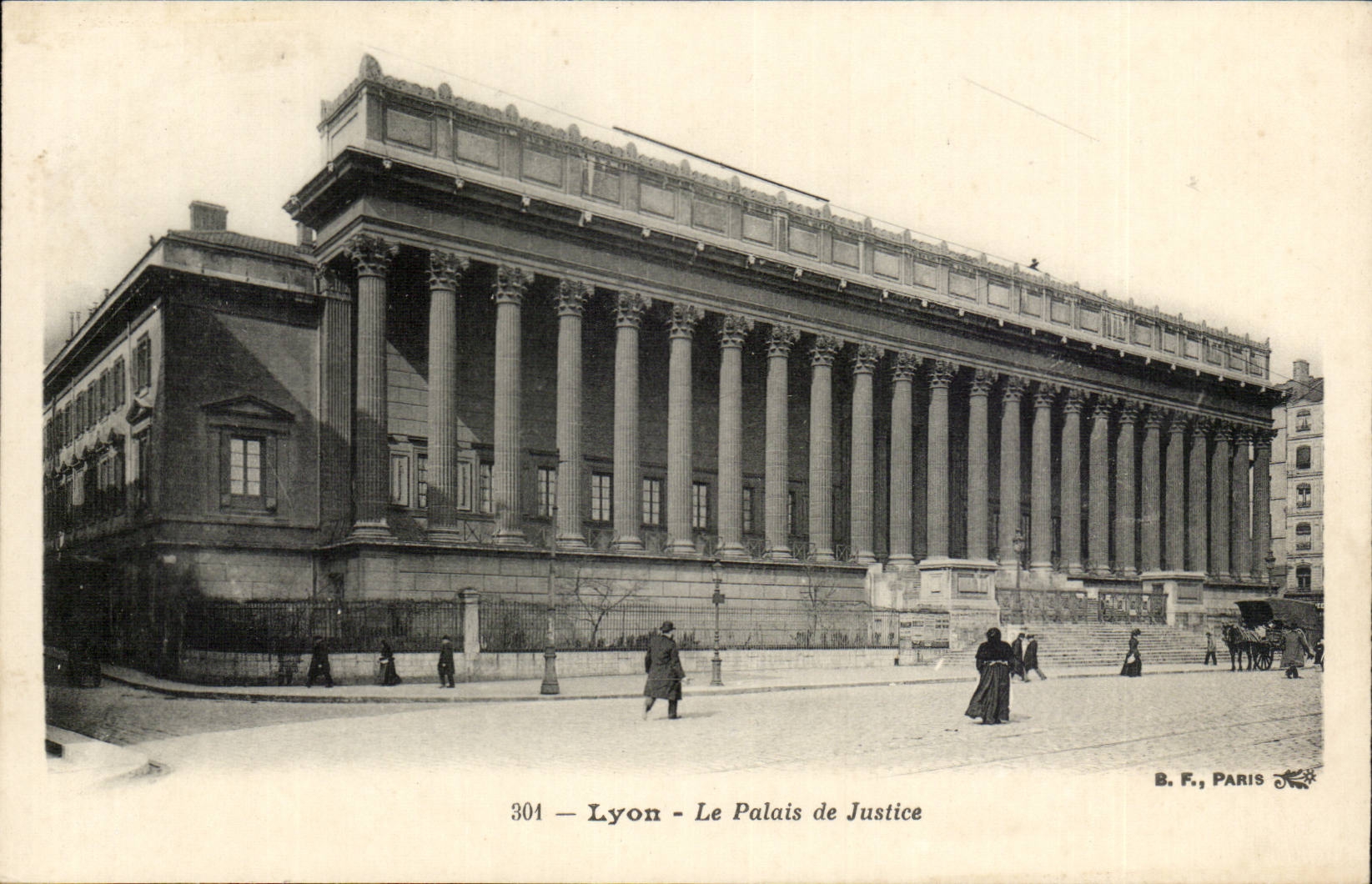 Lyon — Das Palast der Justiz — B. F., Paris, n° 304