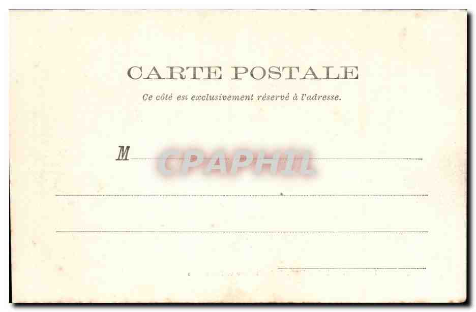 Le mans CPA Eglise Nd de la Couture et Prefecture — Rückseite