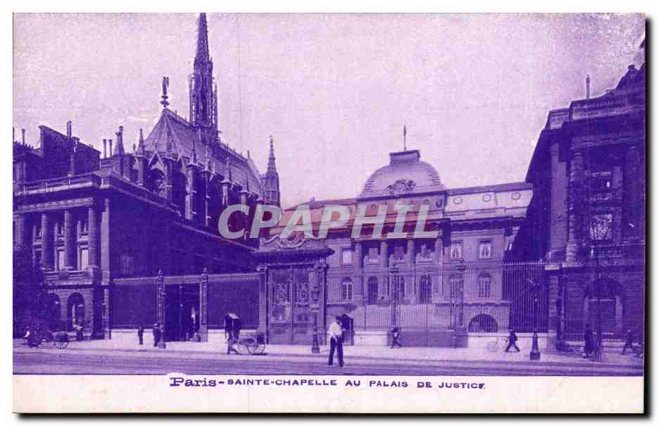 Paris CPA Sainte Chapelle au palais de justice