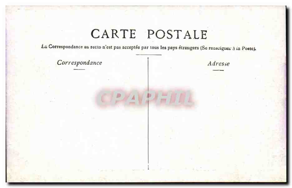 Paris CPA Sainte Chapelle au palais de justice — Rückseite