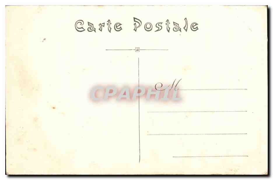 Cognac CPA La vieille fontaine du chateau Francois 1er — Rückseite