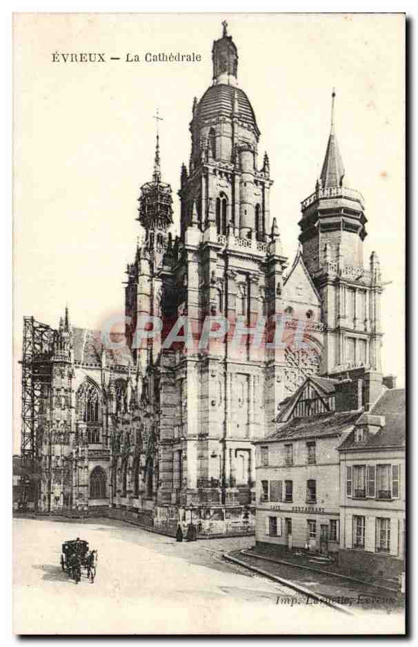 Évreux — La Cathédrale — Imp. Loubet, Évreux