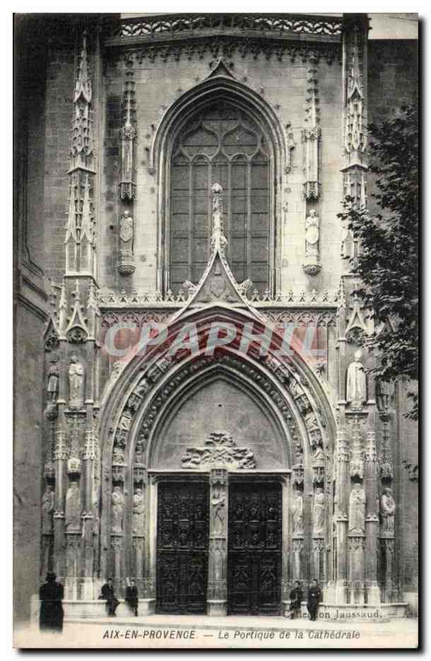 AIX-EN-PROVENCE — Der Portikus der Kathedrale — Verlag: Hédon Laussaud