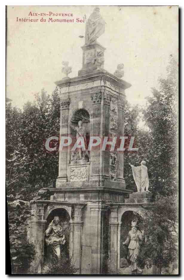 Aix-en-Provence — Innenansicht des Monument Sec — Verlag: G. Baudry, Aix-en-Provence