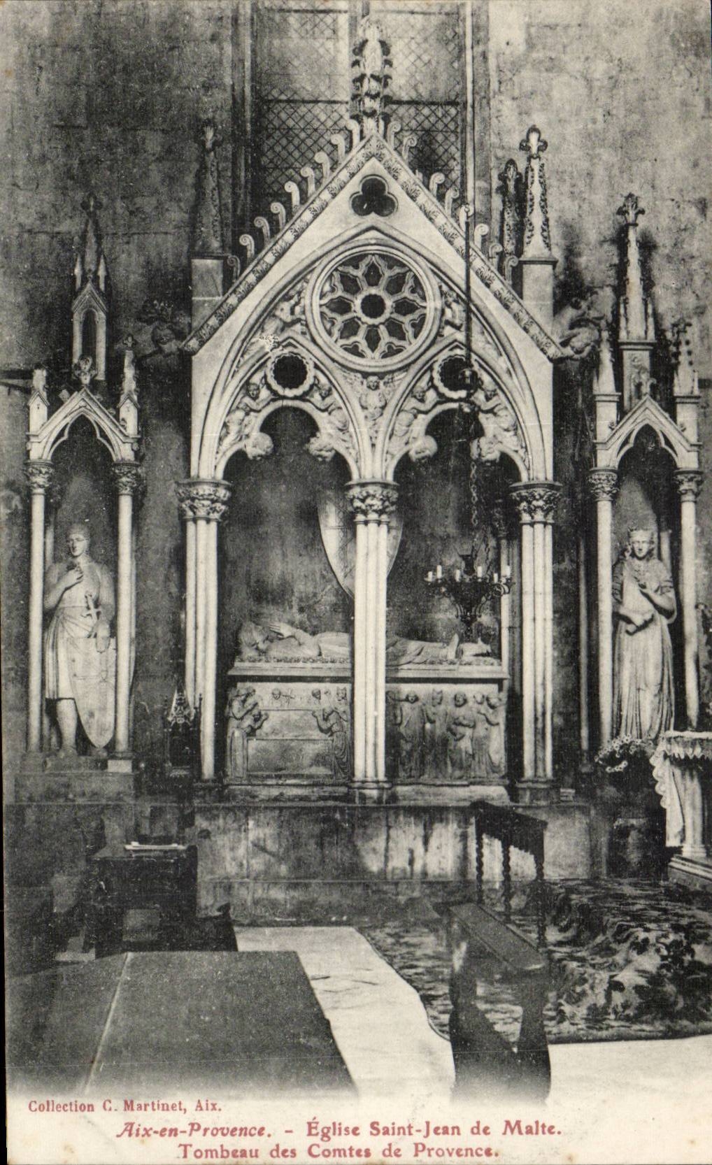 Grab der Grafen von Provence — Kirche Saint-Jean de Malte, Aix-en-Provence — Sammlung G. Martinet