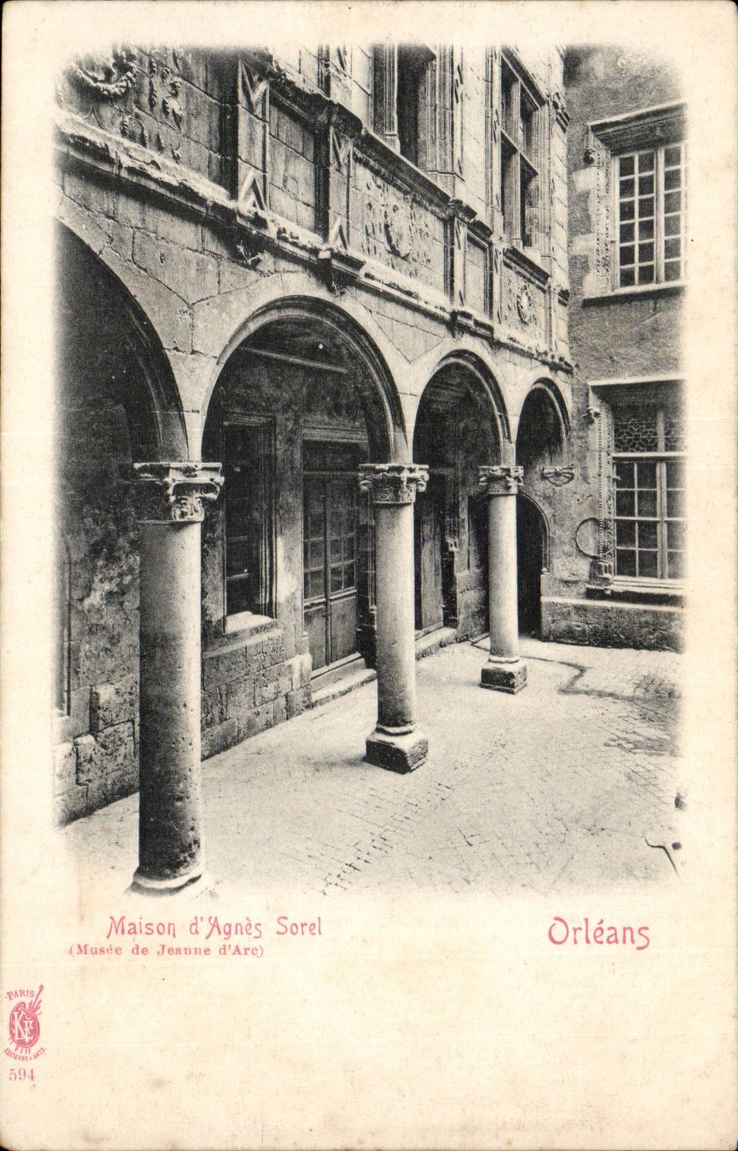 Orleans CPA Maison d'Agnes Sorel