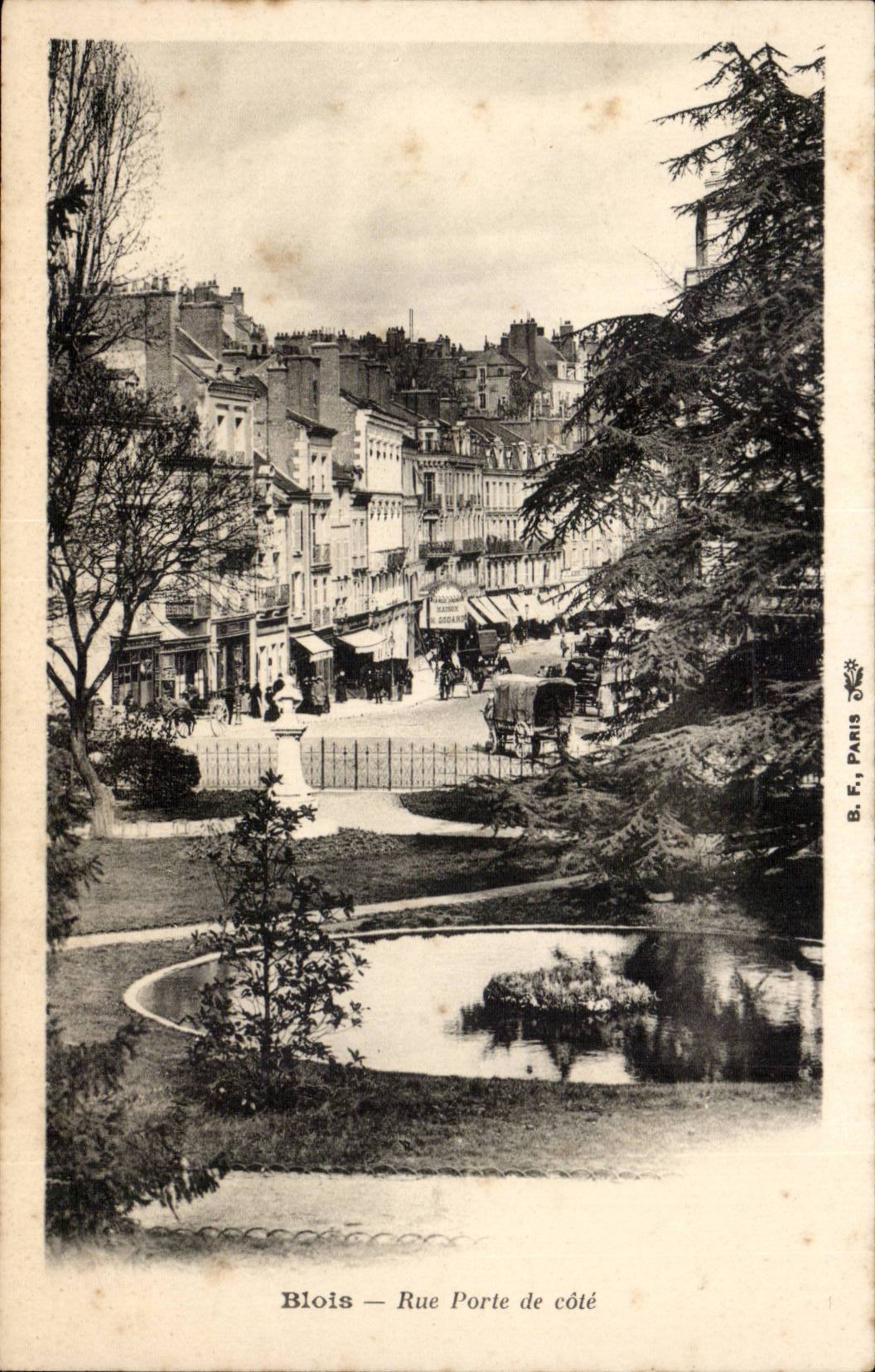 Blois CPA Rue porte de cote