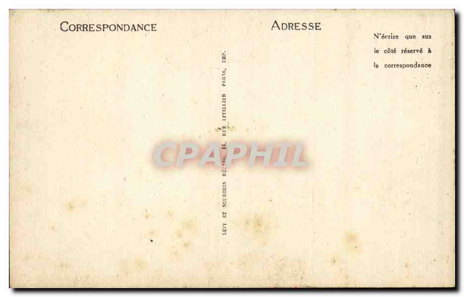 Guerande CPA La porte Vannetaise — Rückseite
