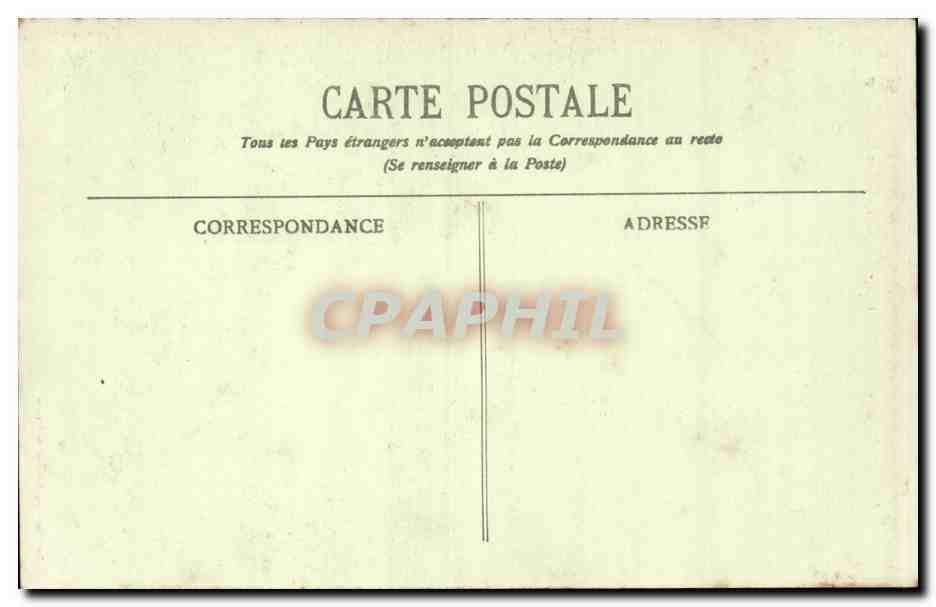 Nancy cPA Eglise Saint Epvre — Verso