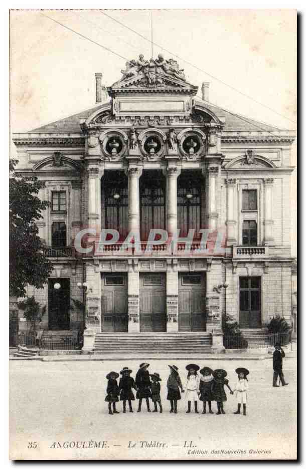 Angoulême — Le Théâtre — Édition des Nouvelles Galeries, n°35
