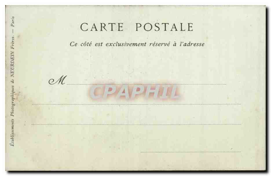 Bourges CPA Portail meridional de la cathedrale — Rückseite