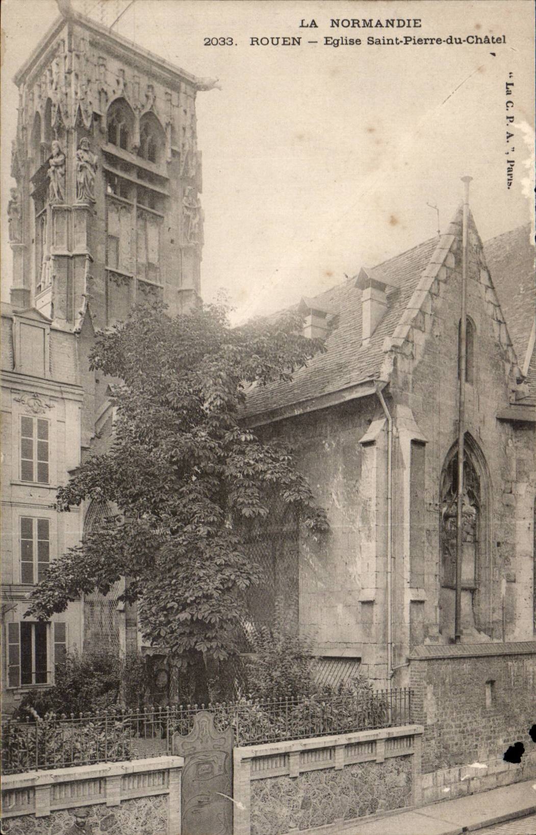 Rouen CPA Eglise Saint Pierre du Chatel