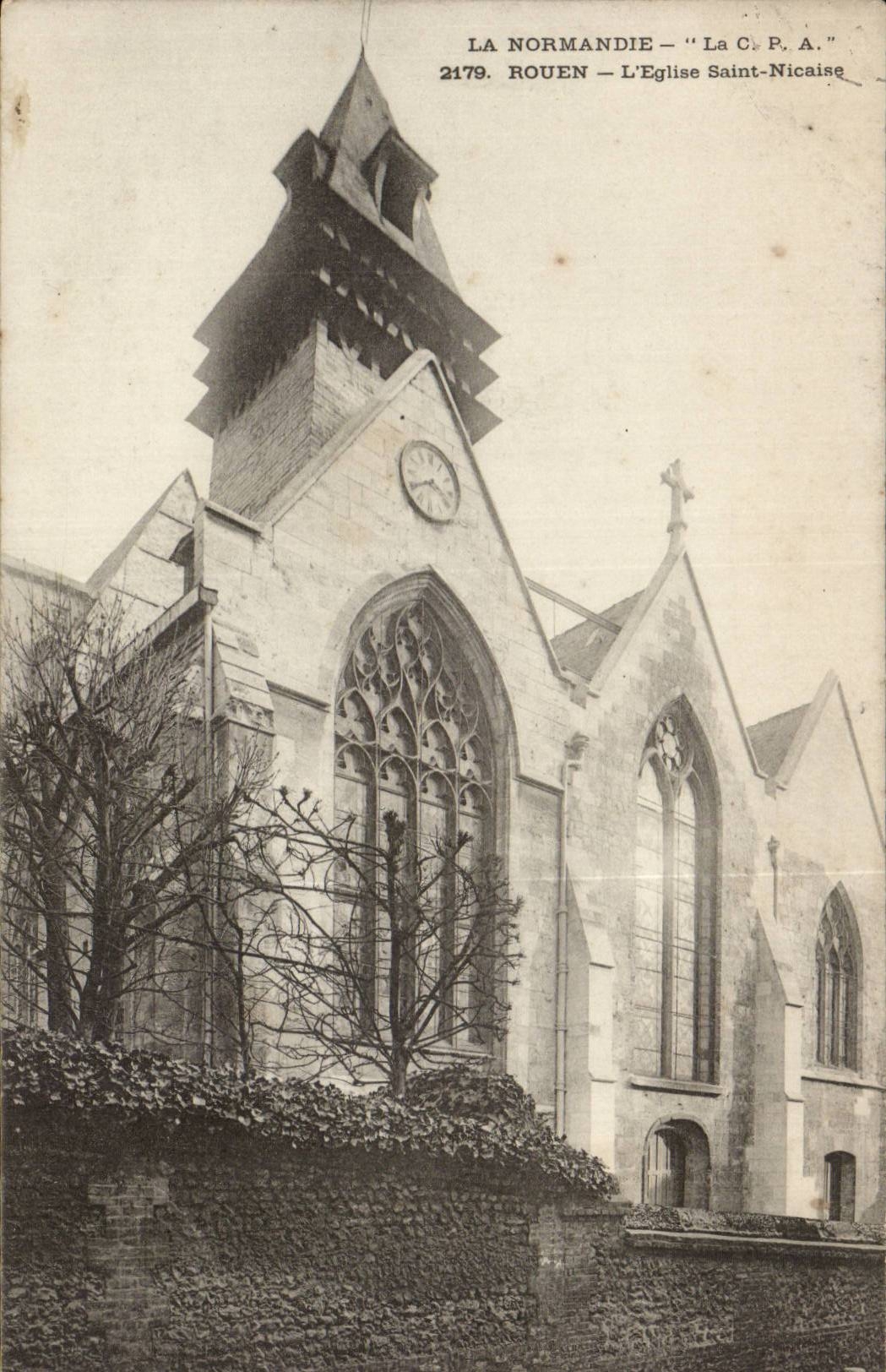 Rouen CPA Eglise Saint Nicaise