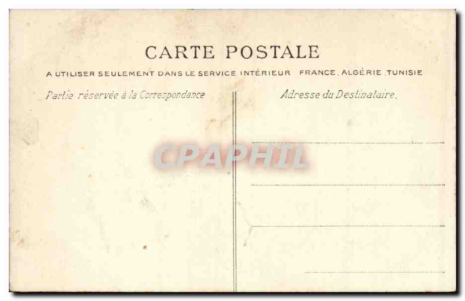 Rouen CPA Eglise Saint Nicaise — Verso