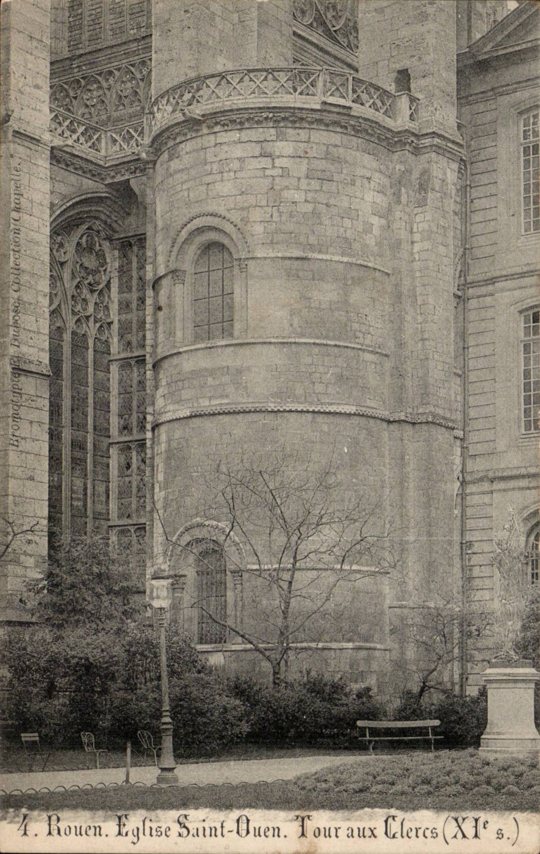 Rouen CPA Eglise Saint ouen Tour aux clercs