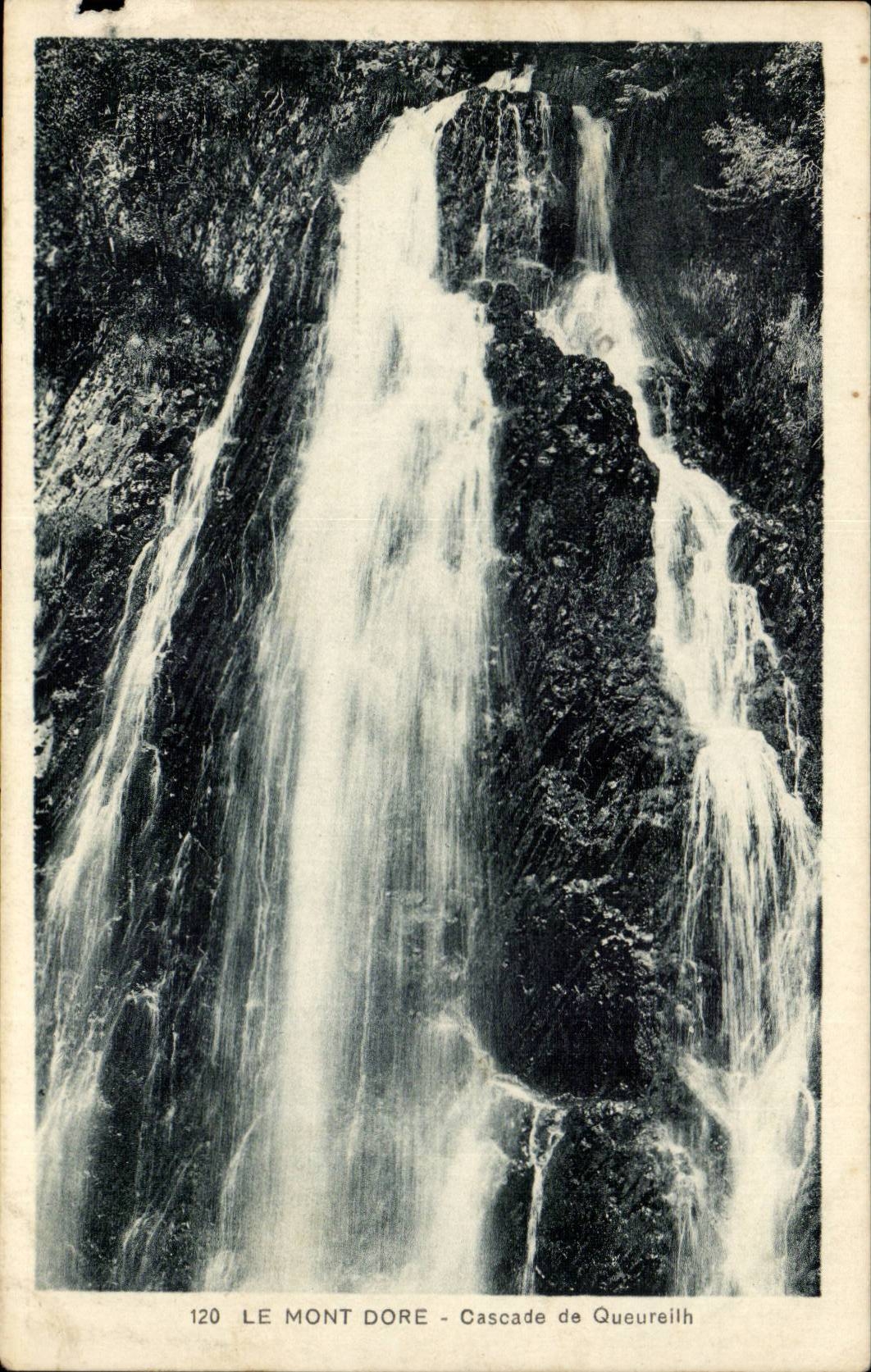 LE MONT DORE - Cascade de Queureilh — Éd. Frachet-Vérelle n°120