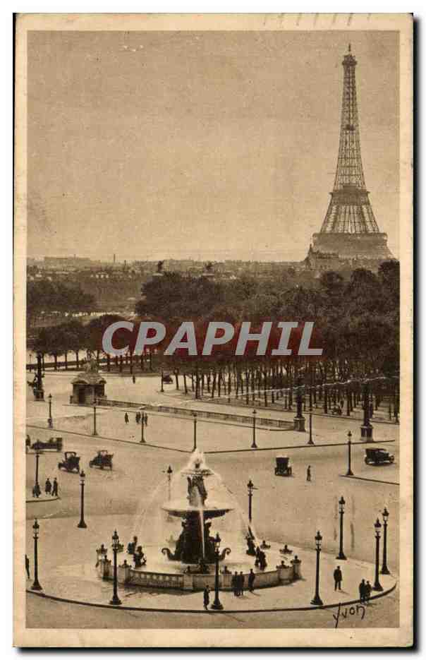 Paris — Perspective sur la Tour Eiffel — Les Éditions d'Art Gillings