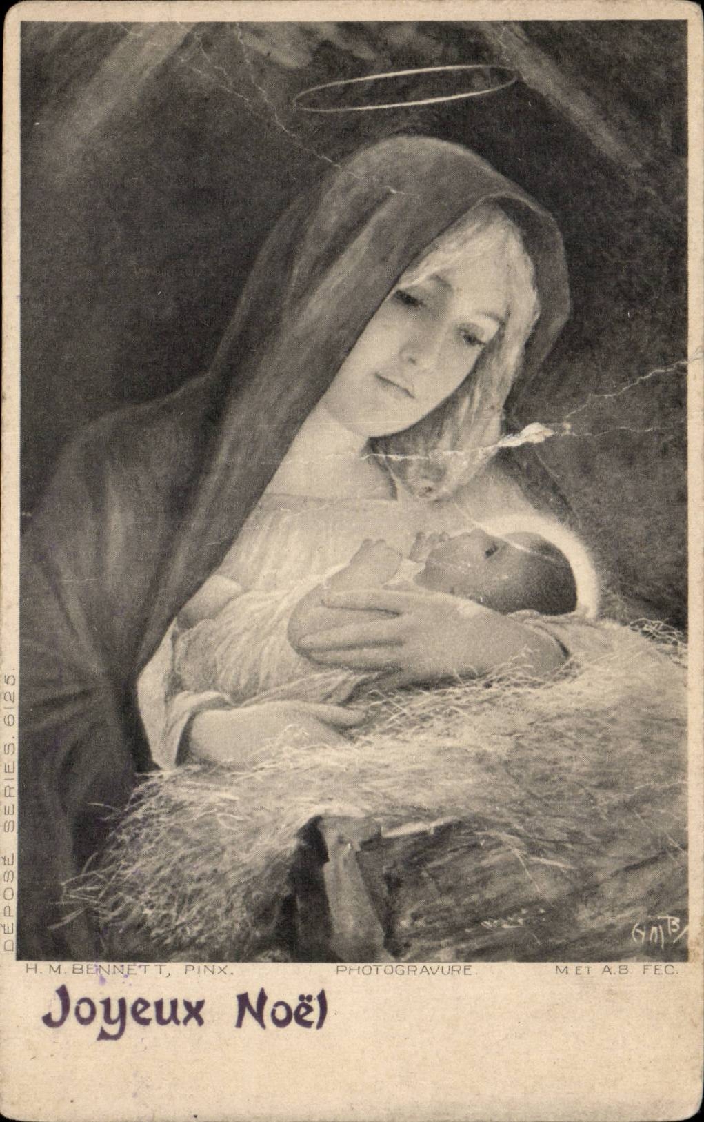 CPA Fantaisie Joyeux Noel