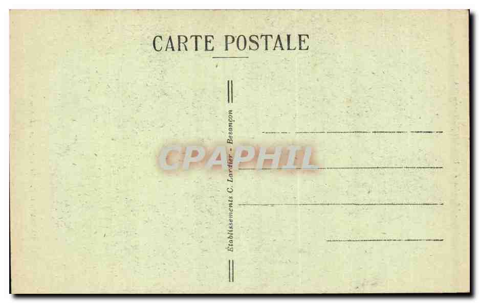 Boissellier CPA le retour de l'enfant prodige Musee de Besancon les Bains — Verso