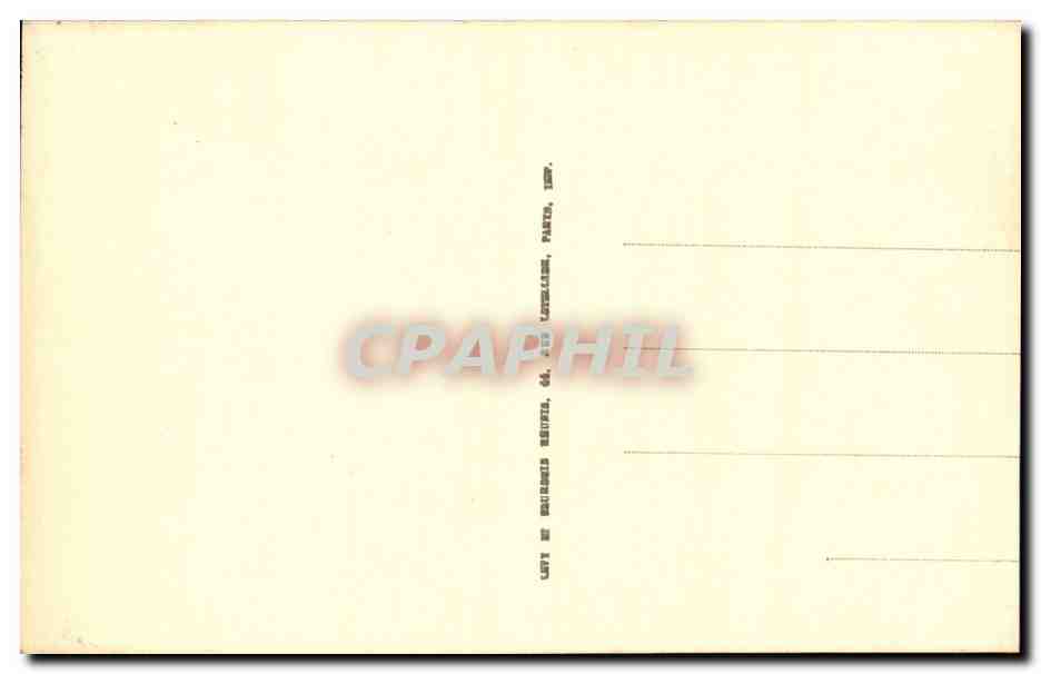 Fantaisie - Femme - Sainte Bernadette - CPA  — Verso