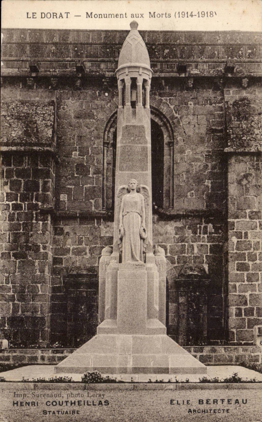 Le Dorat - Monument aux Morts 1914 1918 - CPA 