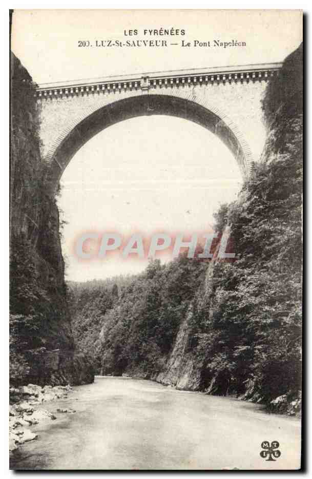 Luz St Sauveur - Le Pont Napoleon - CPA 