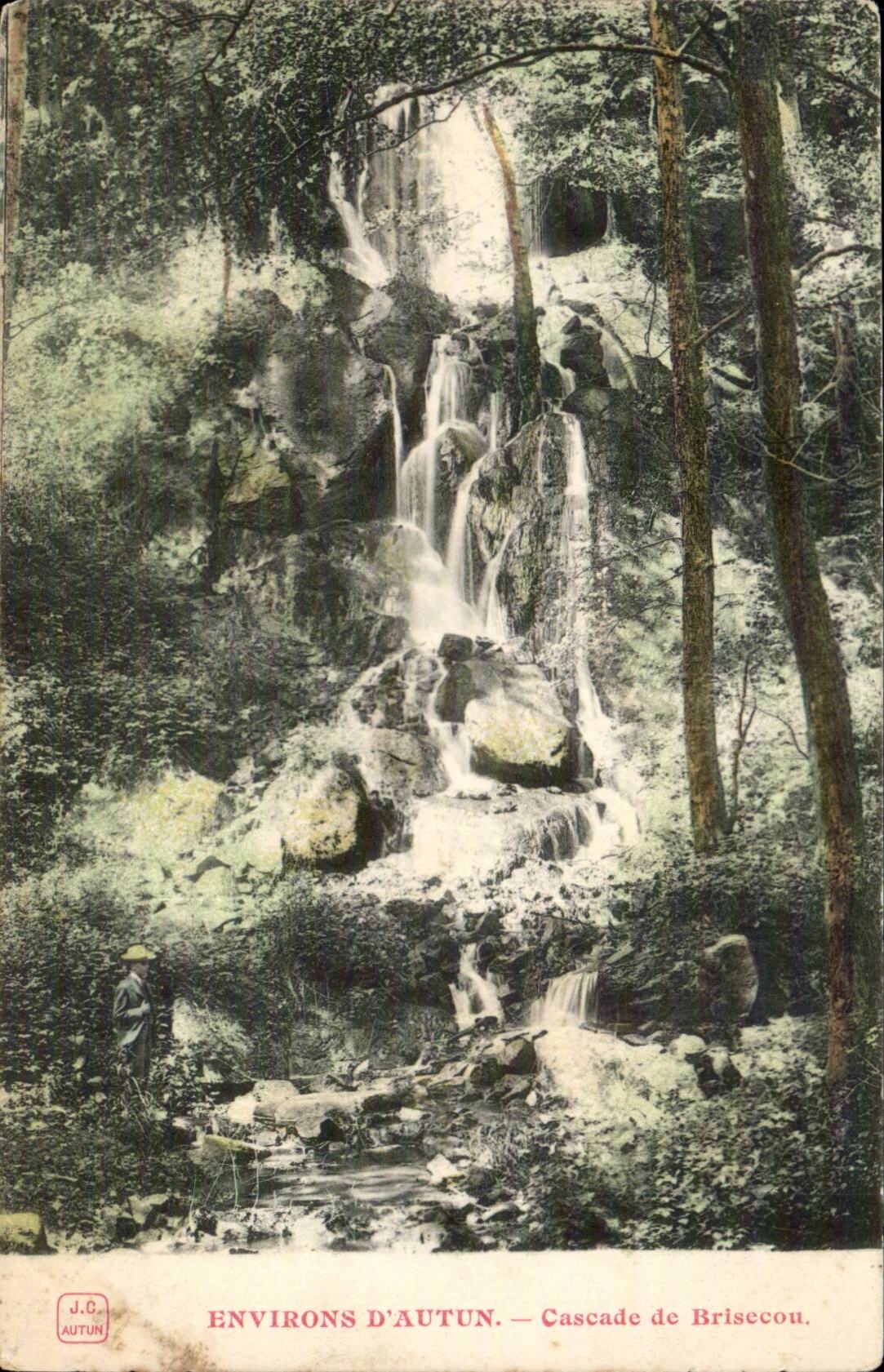 Environs d'AUTUN — Cascade de BriseCou, J.C. AUTUN