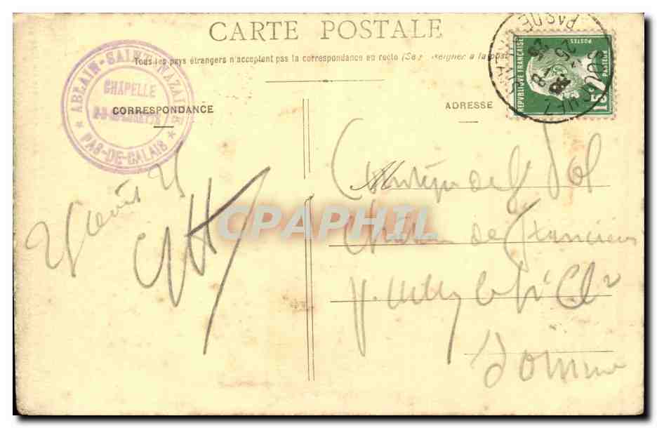 Notre Dame De Lorette - L'Ossuaire d'Artois ou sont recueillis les relics de tous les morts inconnues - CPA  — Verso