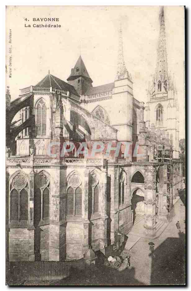 Bayonne - La Cathedrale - CPA 