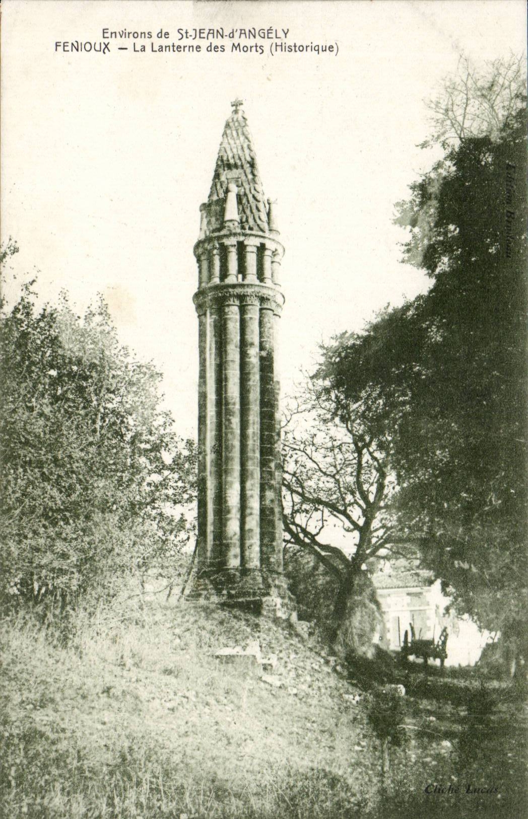 Saint Jean d'Angely - Fenioux - La Laterne des Morts - historique - CPA 