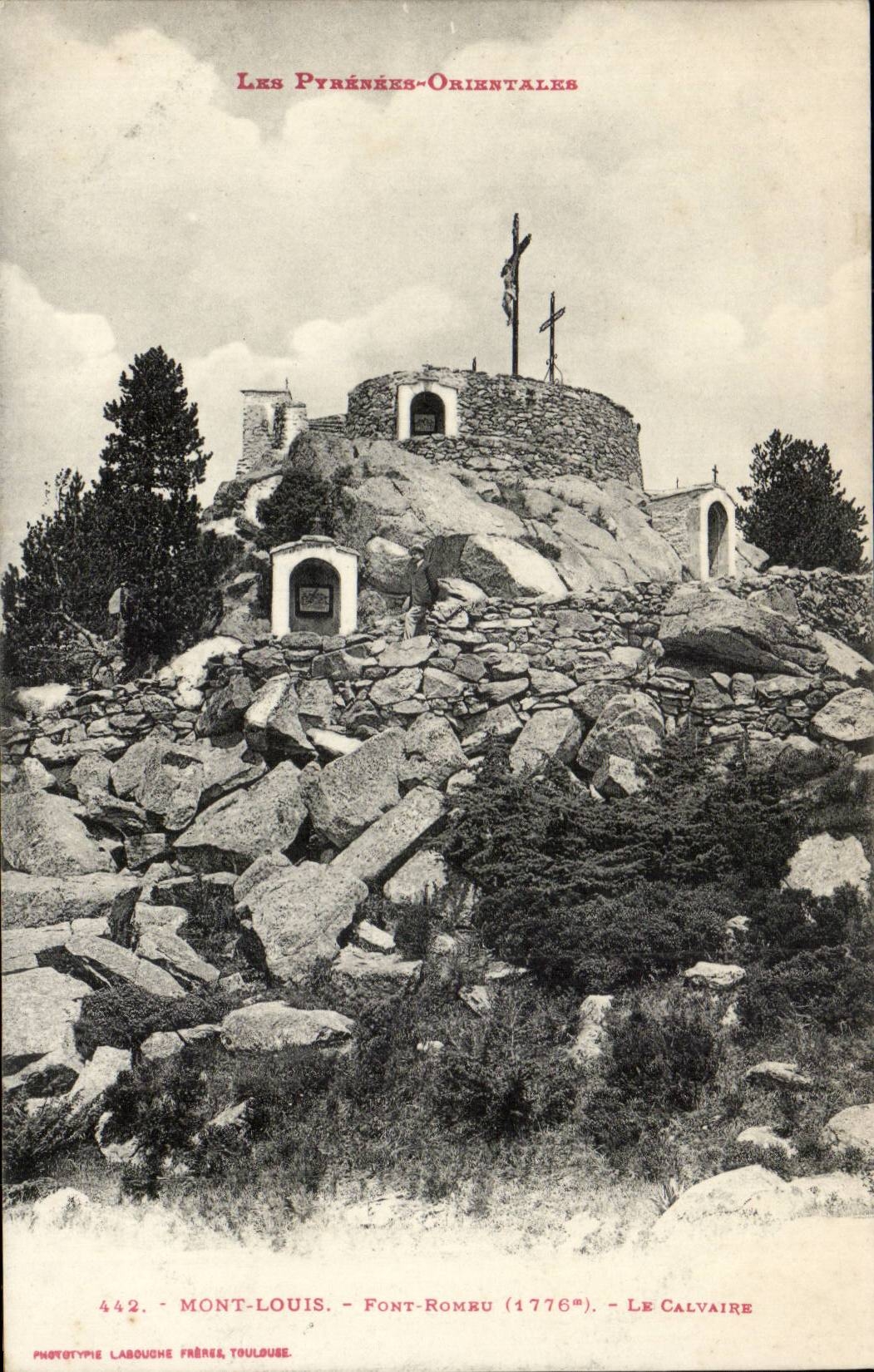 Mont Louis - Fort Romeu 1776 Le Calvaire - CPA 