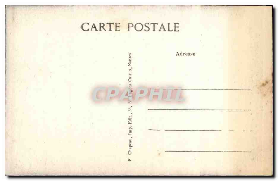 Le Croisic - Notre Dame de Pitie au Portail Nord de l'Eglise - CPA  — Rückseite