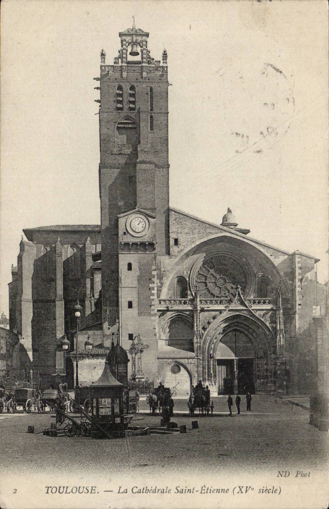 Toulouse - La Cathedrale Saint Etienne - CPA 