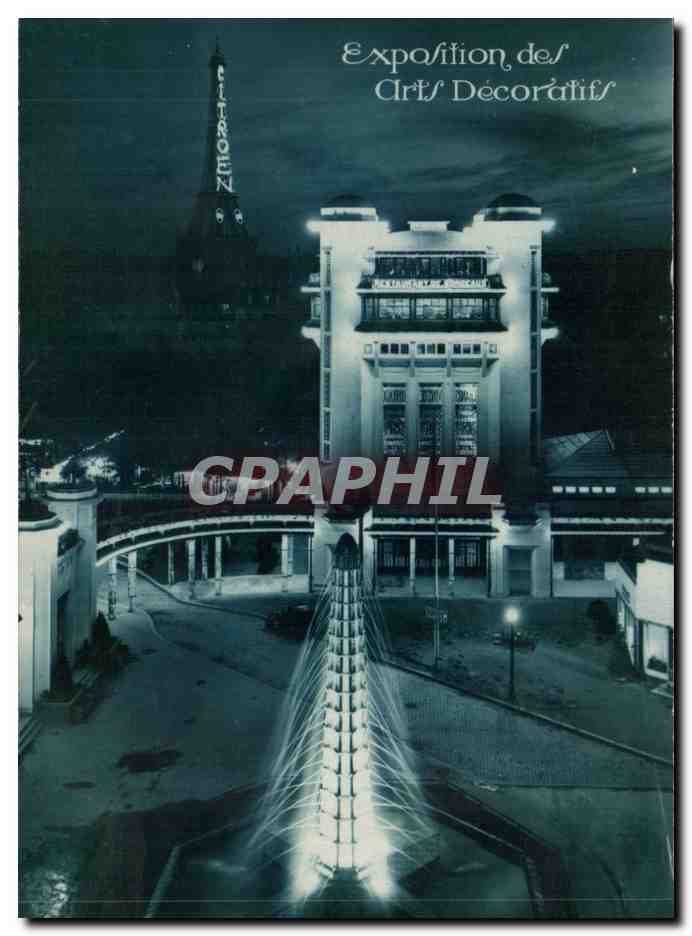 Paris 7 - La Tour Eiffel - Exposition de Arts Decoratifs - CPA 
