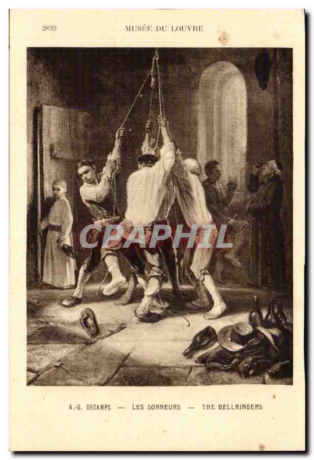 Paris 1 - Musee du Louvre - Les Sonneurs - The Bellaingers - CPA 
