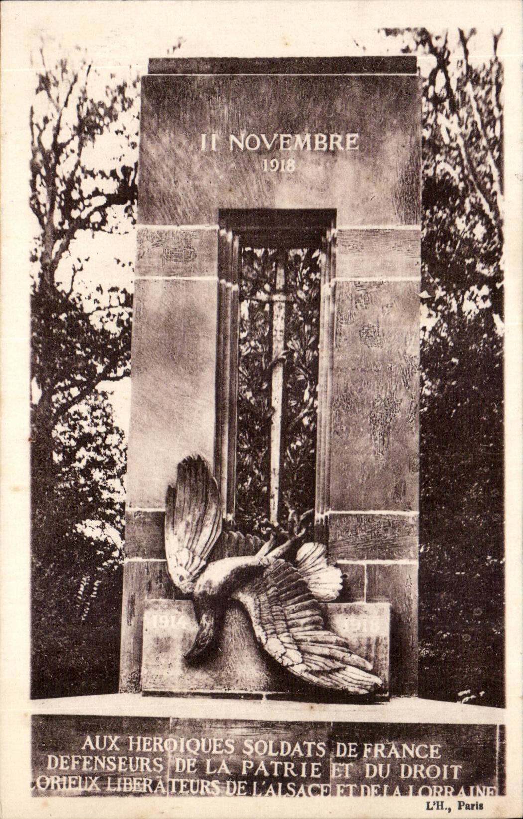 Foret de Compiegne - Clairiere de L'Armistice - Monument du Marin - CPA 