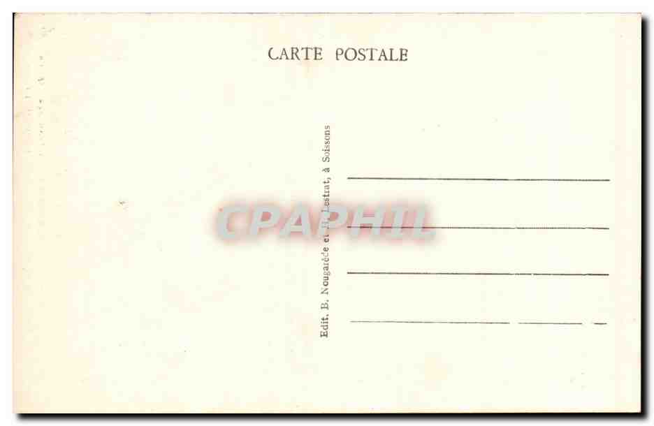 Soissons - Fleche suptentrionale du Portail de St jean des Vignes - CPA  — Rückseite