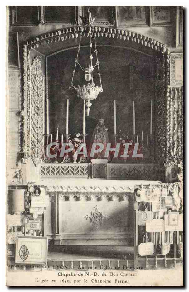 Lyon - Chapelle de Notre Dame de Bon Conseil Erigee en 1930 - CPA 