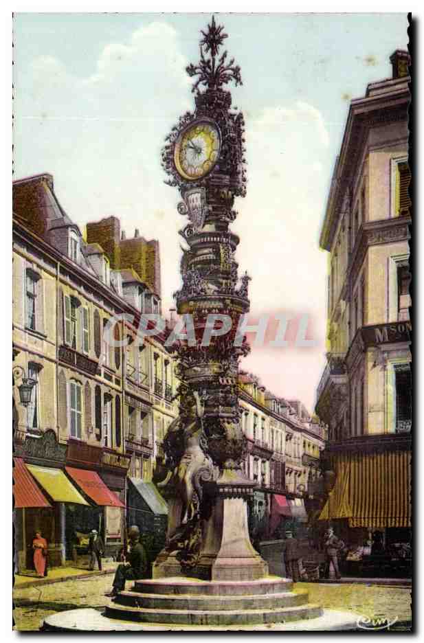 Amiens - Place gambetta - L'Horloge - CPA 