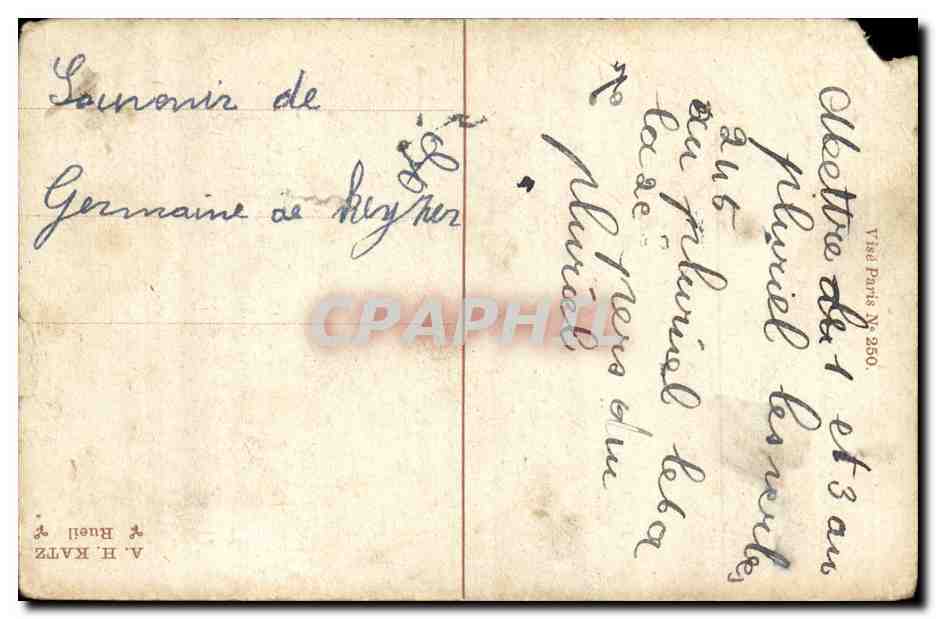 CPA Victor Emmanuel Joffre Nicolas II Albert 1er Frenh (propagande militaire militaria) — Rückseite