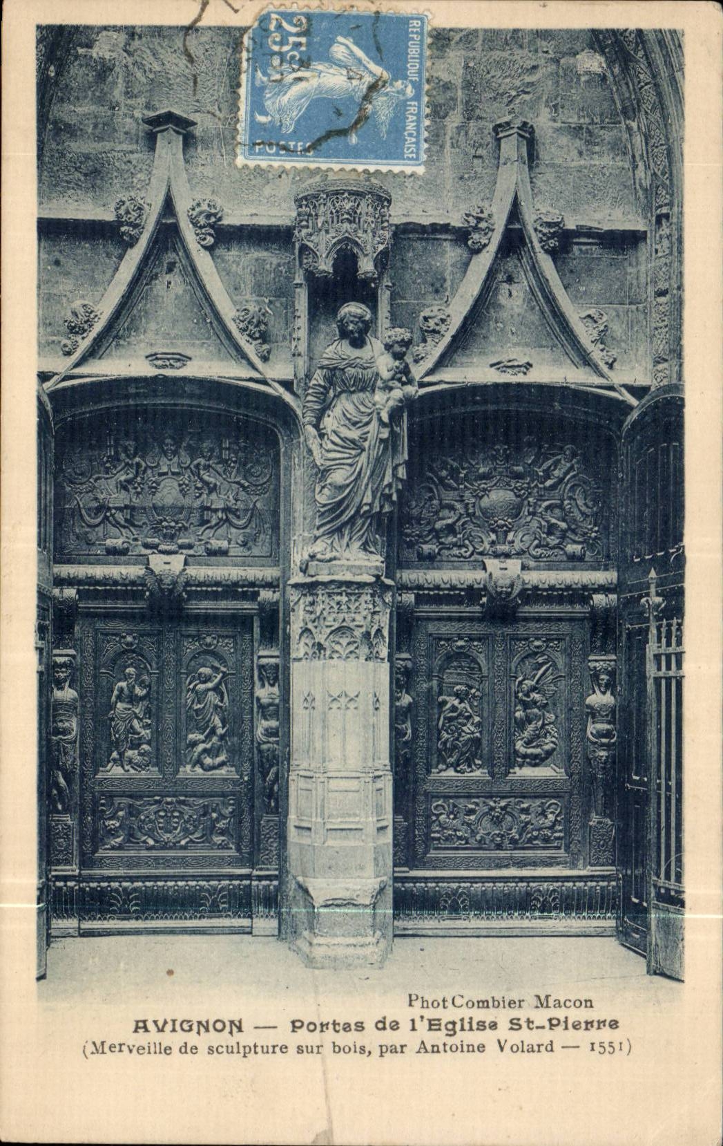 Avignon CPA Portes de l'eglise St Pierre