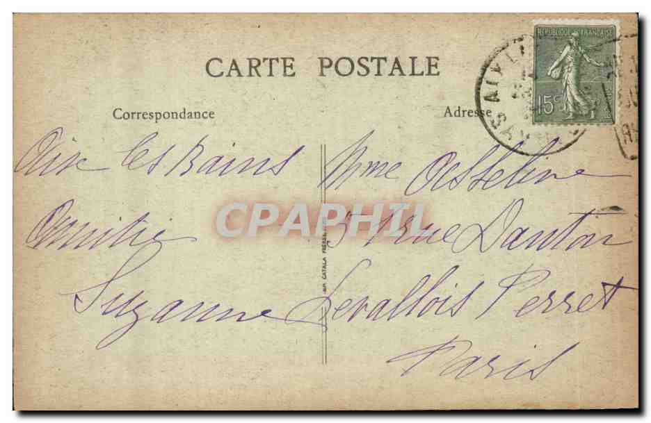 Le Val du Fier — Environs d'Aix-les-Bains — B.F.C. - Laïa — Rückseite