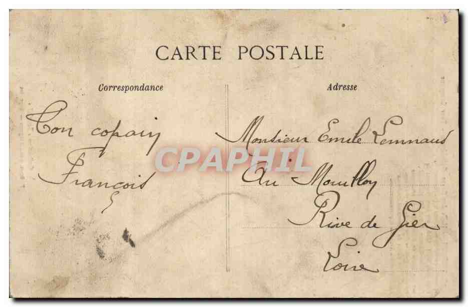 Avignon CPA ND des Doms Tour Campane — Verso