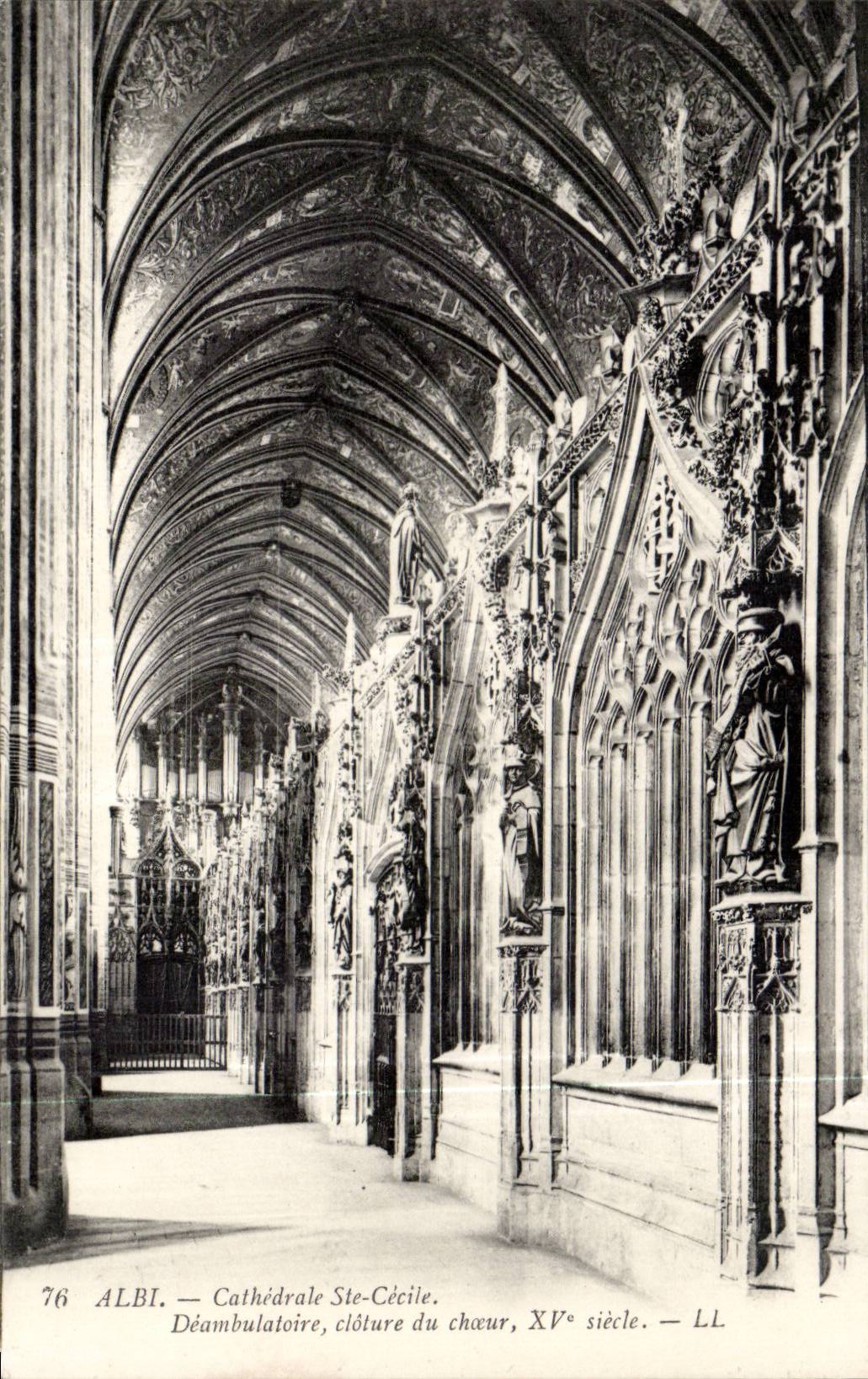 Albi CPA Cathedrale Ste Cecile Deambulatoire cloture du choeur