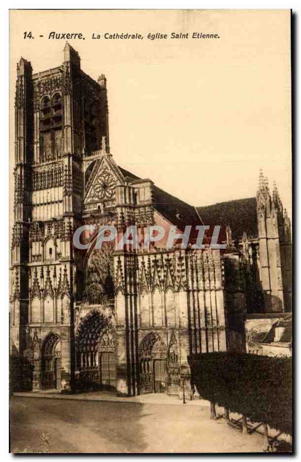 Auxerre CPA La cathedrale Eglise Saint Etienne